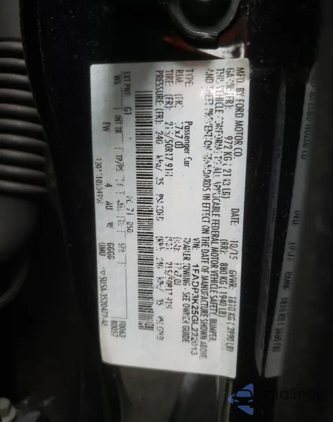 2016 Ford Focus Se from USA, damaged, VIN 1FADP3K25GL222013